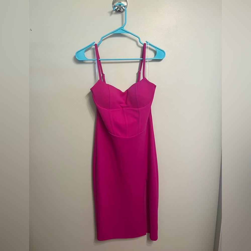 Hot Pink Party Dress